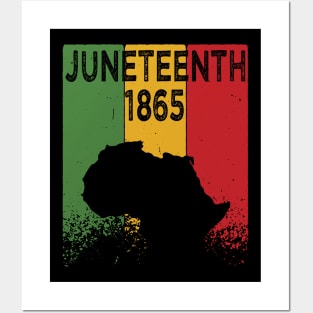 Juneteenth African American Pride I Am Black History Month Posters and Art